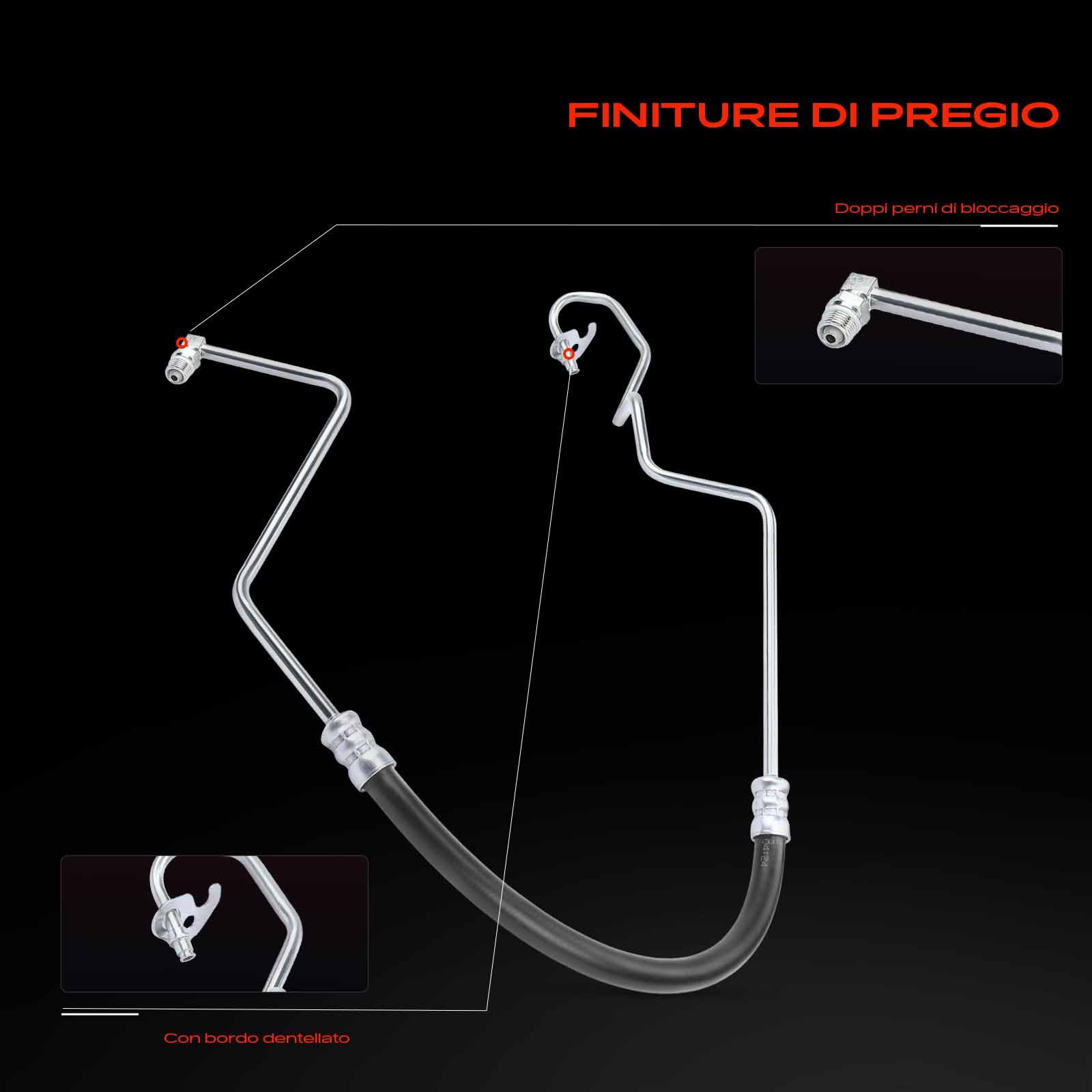 Frankberg Servosterzo Tubo flessibile Compatibile con Transit Bus FB FC FD FS FZ Transit Furgone FA Transit Pianale/Telaio FM FN Replace# 4548396,58425