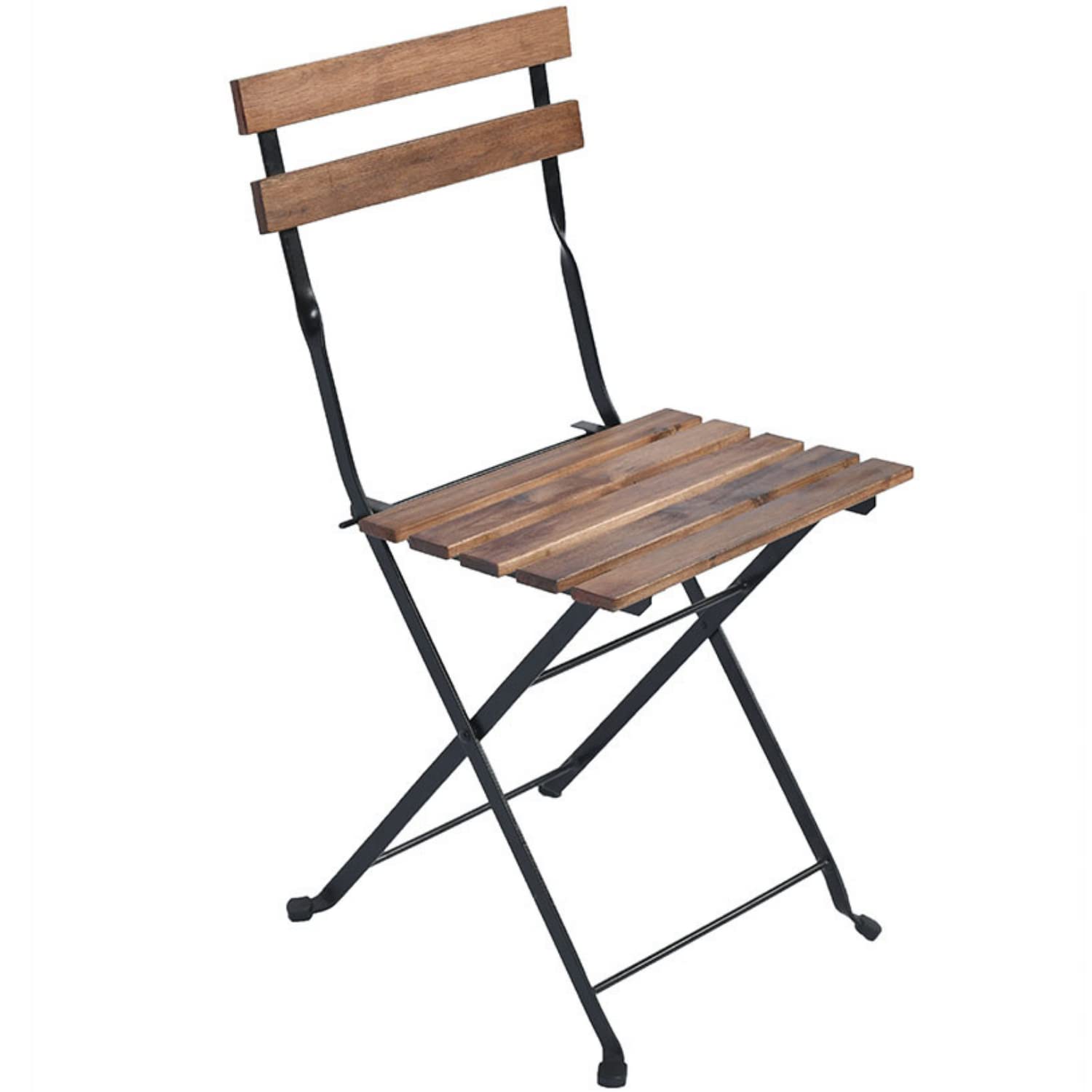 Brigros Set Bistro Tavolino + 2 Sedie Acacia Marrone