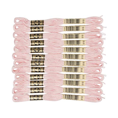 Image of DMC 6-Strand Embroidery Cotton Floss, Baby Pink