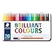 Produktbild Staedtler Fasermaler triplus color, ergonomische Dreikantform, stabile Spitze, leicht auswaschbar, Strichbreite 1, 0 mm, Metalletui mit 30 brillanten Farben, 323 M30