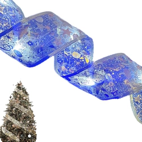Luz de cinta navideña - Cinta LED resistente, cadena de luces con pilas Protector de decoración impermeable Luz cálida y colorida, cubierta a prueba de polvo Fiesta de árbol de Navidad | Decoración na