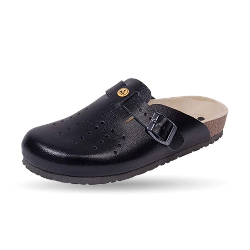 Weeger Unisex Adult 48519 Clogs - Black Black Black, 36 EU