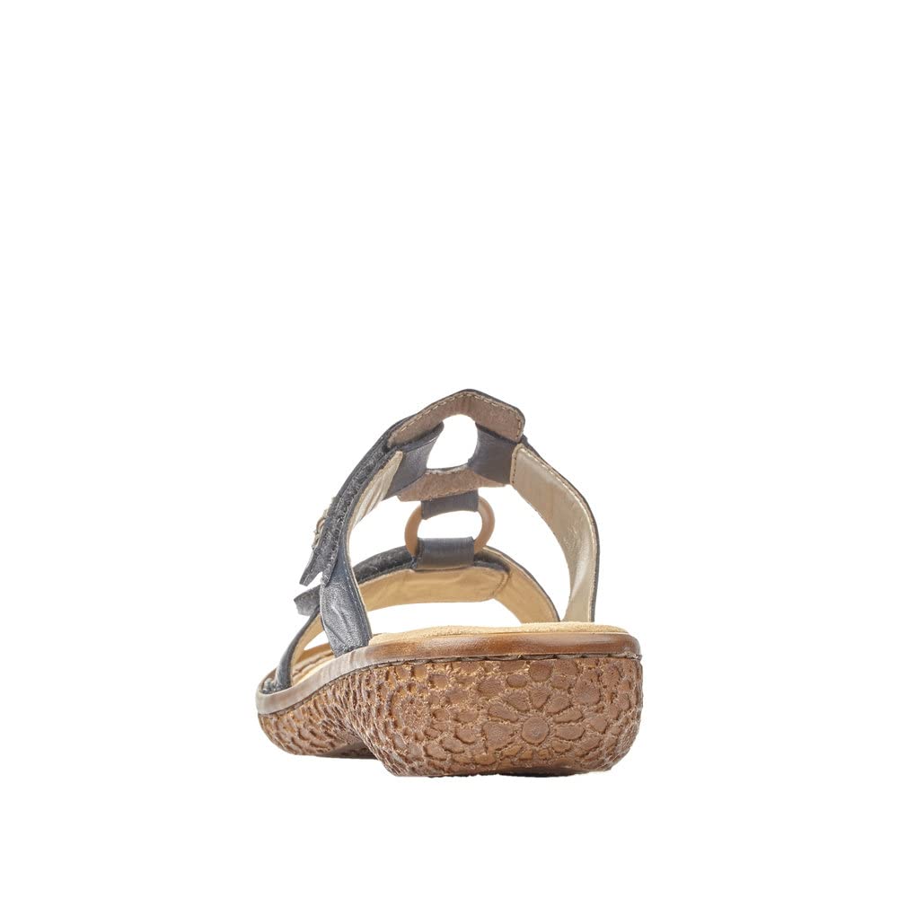 Rieker Damen Slipper V69N2, Frauen Slip On