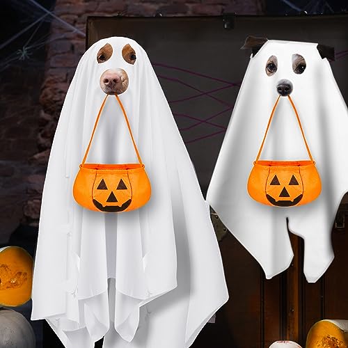 Disfraz de Fantasma Halloween para Perro Grande miniatura 6