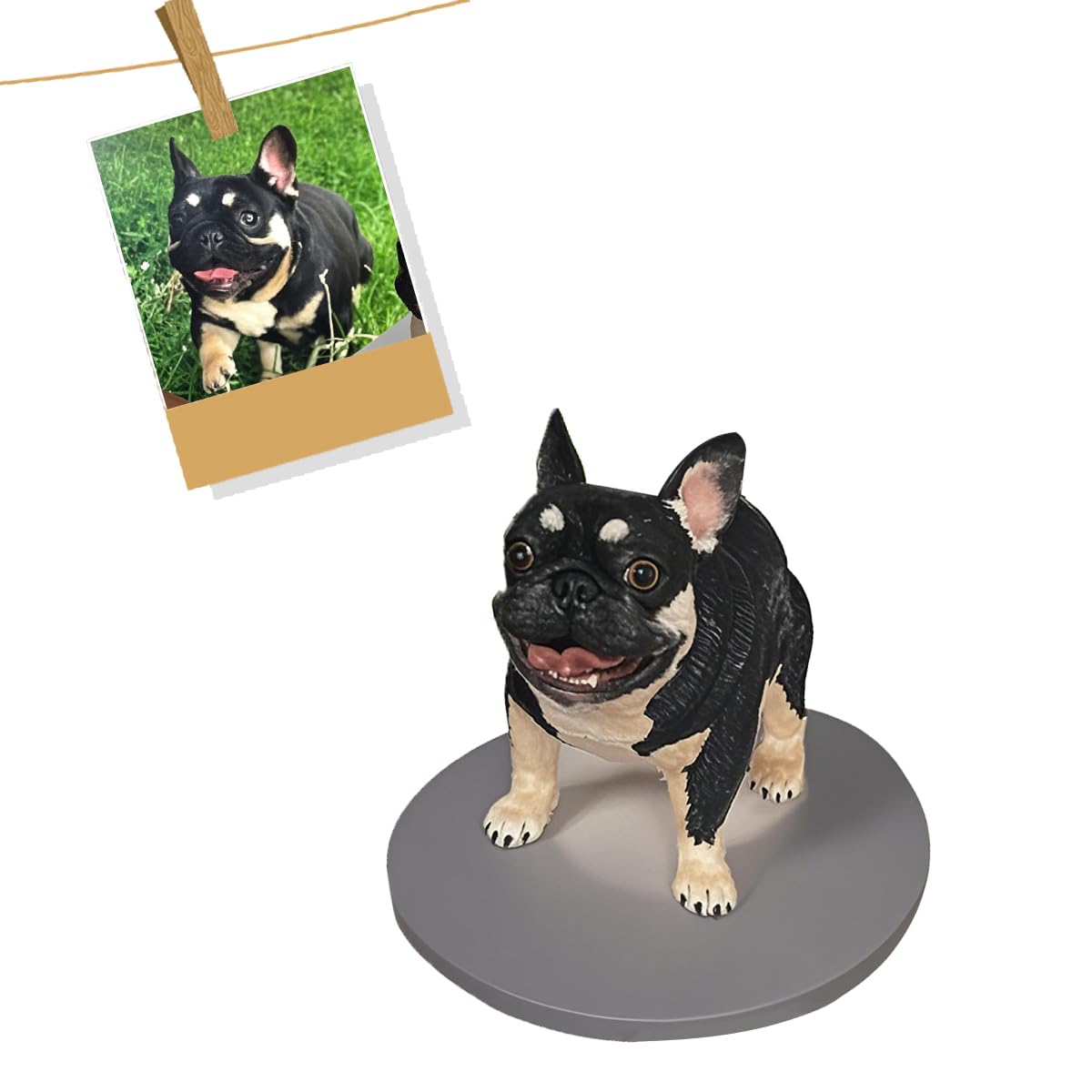 Statuetta personalizzata per cani e gatti Pet Bobblehead per gli amanti di cani o gatti, scultura personalizzata statua animale regali commemorativi per il proprietario di animali domestici