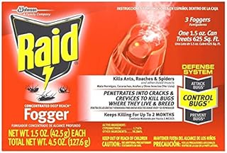 Raid Concentrated Deep Reach Fogger, 1.5 OZ (2)