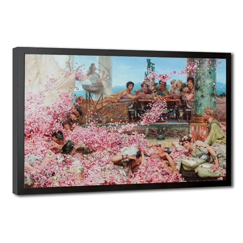 Impression sur toile Roses d'Heliogabalus, Lawrence Alma-Tadema 20x30 cm