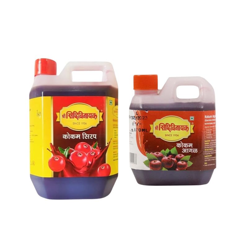 Shree Siddhivinayak Kokam Juice Combo, 1 Litre Syrup + 500 ml Agal-image-12