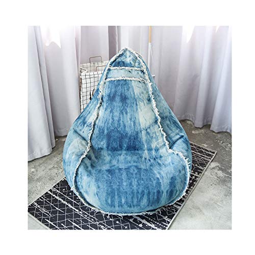 RKRXDH Home Bean Bag Chair Designer Bean Bag/Gaming Beanbag/Solid Color Simple Design Seat Recliner Outdoor And Indoor Lazy Lounger For Adults And Kids With No Filling