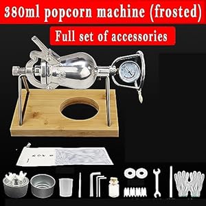 Oldfashionedhandpopcornmachine380mlgrainamplifierwithafullsetofaccessoriesopenflameheatingsuitableforcornmungbeansricewheatsoybeansblackrice Urban Country Home Decor Old fashioned hand popcorn machine 380ml grain amplifier with a full set of accessories open flame heating suitable for corn mung beans rice wheat soybeans black rice urban country home decor