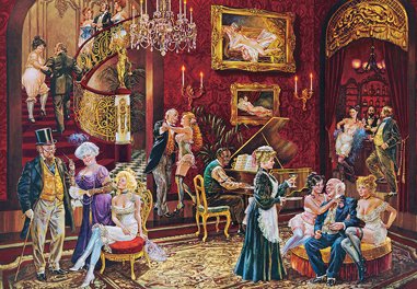 Masterpieces 71549 Gentlemans Club Puzzle - 1000 Piece