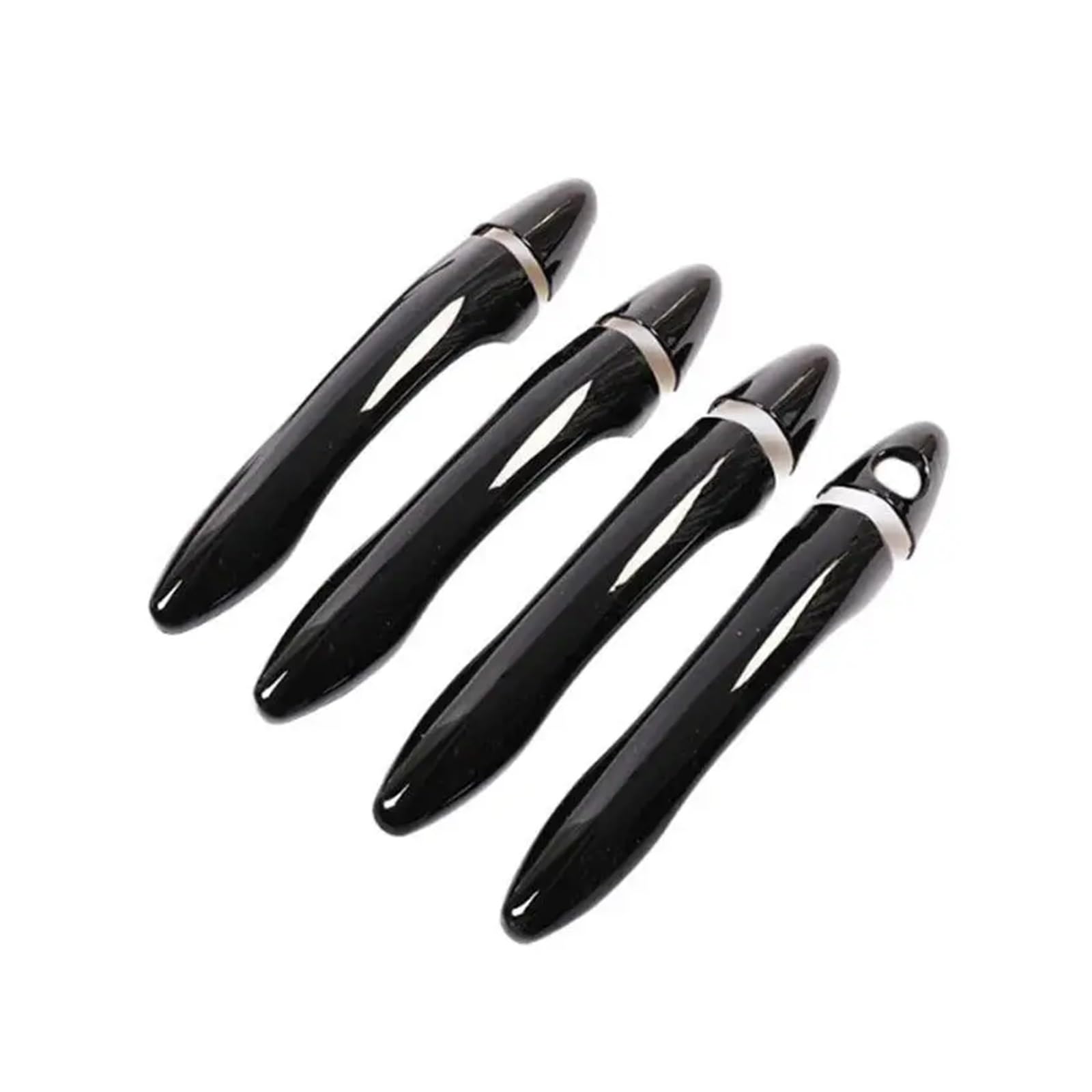 BWJQQJ Car Outer Door Handle for Kia for Optima for K5 2011 2012 2013 2014 2015 Car Carbon Fiber Style Exterior Door Handle Moulding Cover Trim Sticker Decor(Black)