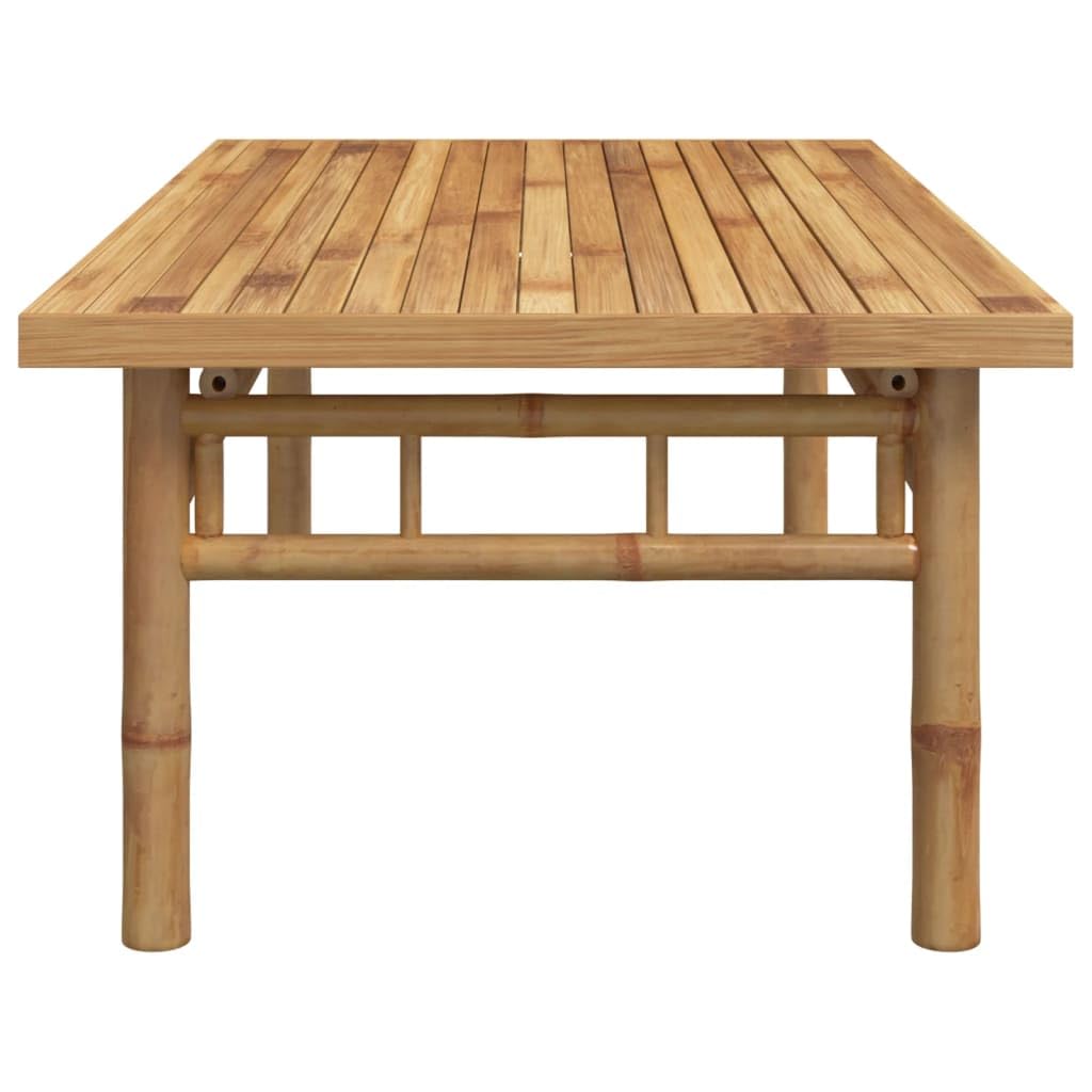 vidaXL Mesa de Centro de bambú 110x55x35 cm