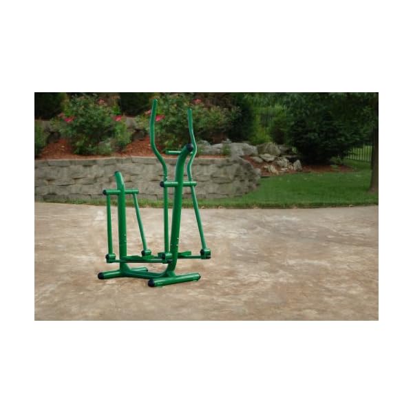 Stamina Outdoor Fitness Strider - Smart Workout App, No Subscription Required - Weather-Proof Steel Elliptical Cross Trainer