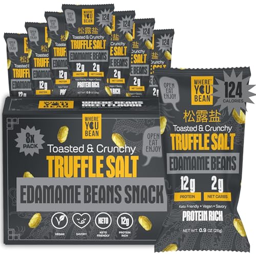 Where You Bean Edamame Beans Snack (Truffle Salt) - Crunchy
