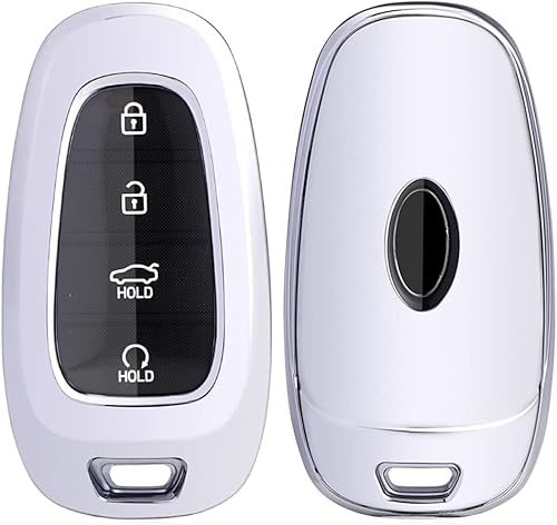 Miniatura 7 de Funda para llavero de TPU para Hyundai Sonata Santa fe Tucson 2020 2021 2022 (morado)