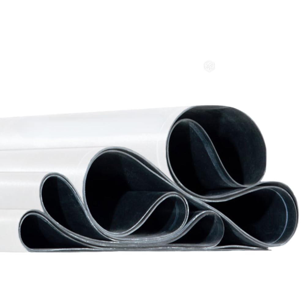 EPDM Dachfolie 1,5mm weiß - Über 50 Jahre Lebensdauer - Wasserdicht, UV beständig mit allen deutschen Zulassungen - Weiße EPDM Dachabdichtung für Carport, Gartenhaus und mehr (3,05m x 1,00m)