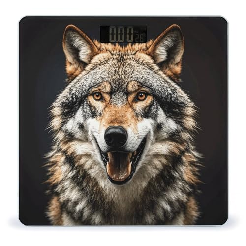 Balanza digital para peso corporal Hungry Like A Wolf vidrio templado miniatura 1