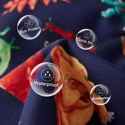 Lovekider Boy's Swim Trunks Dinosaur Print Board Shorts Funny Holiday Quick Dry Drawstring Pockets Kids Surf Swimsuit 4-5Years #TOP4