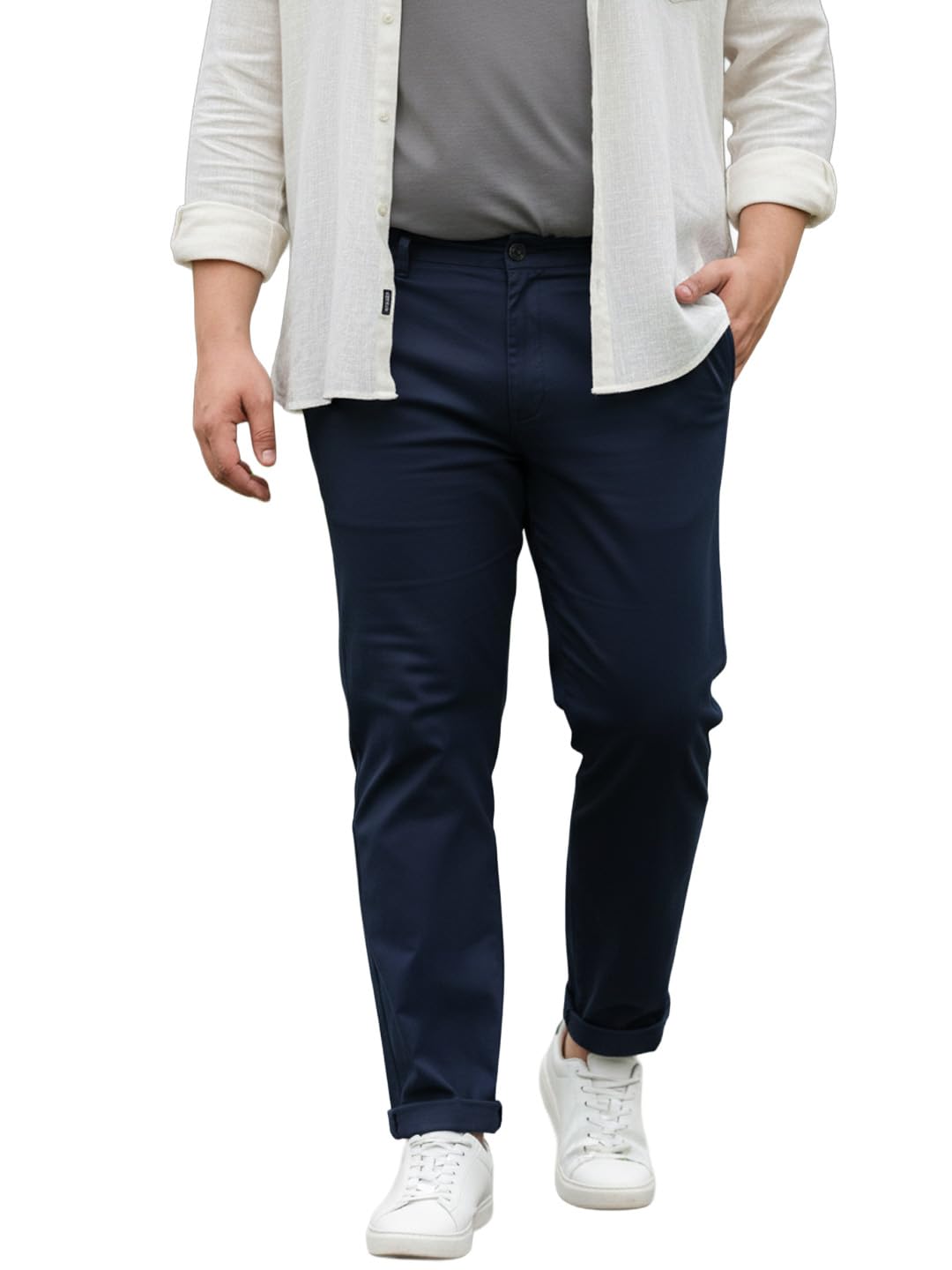 urbano plus Men's Regular Fit Mid Rise Trouser-picture-26