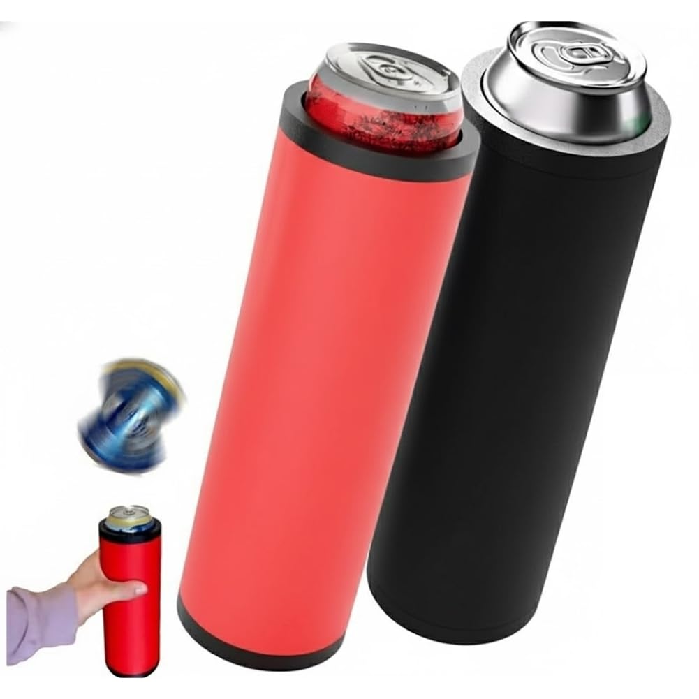 Hndhbfgrt For Tailgates Parties Gifts(2MIX) Double Reload Can Holder,Insulation Sleeve 12oz Dual Can Holder for Beer Soda Drinks