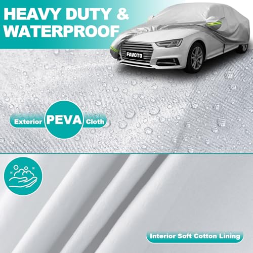Favoto SUV Car Cover Waterproof All Weather