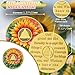 Watercolor Sunflower Sobriety Coin - Hope & Growth AA Coin and Medallion, Alcohol Free Recovery Chip with Token Capsule, Alcoholics Anonymous Sobriety Gift for Men & Women
