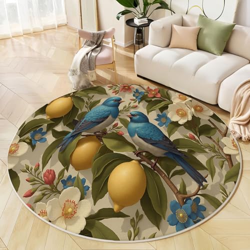 Tapis de décoration lavable doux aux finitions rustiques imprimées - 7