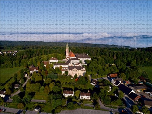 CALVENDO Puzzle 'Kloster Andechs Am Ammersee' 1000 Teile - Premium-Foto-Puzzle 64x48 Cm