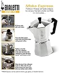 Bialetti - Moka Express: Iconic Stovetop Espresso Maker, Makes Real Italian Coffee, Moka Pot 9 Cups (14 Oz - 420 Ml), Aluminium, Silver