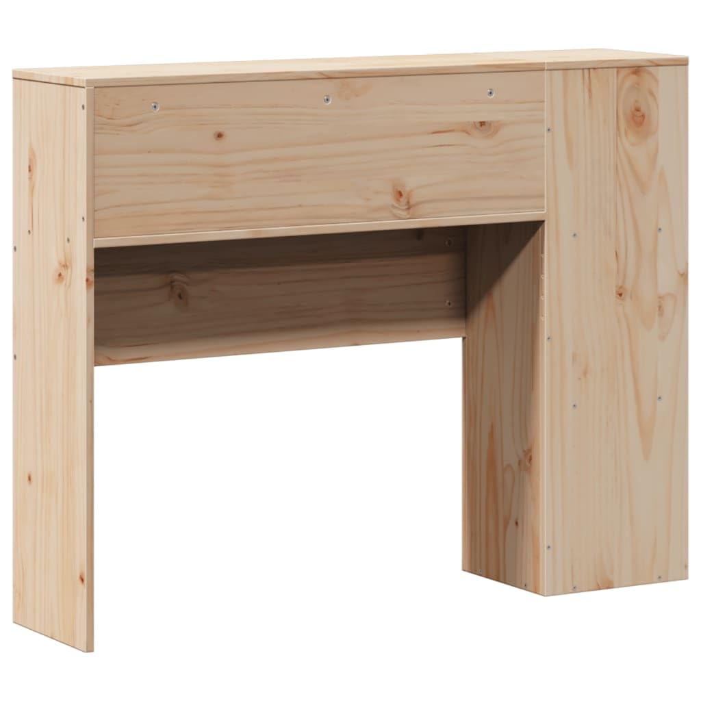 vidaXL Testiera con Ripiani 75 cm in Legno Massello di Pino