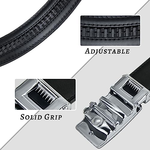 Andiker Ratchet Belts, Adjustable Leather Belt Perfect Fit for Casual Jeans, Pants3