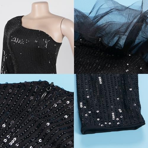 Image of Nagfar Women Rhinestone Sequin Birthday Party Sexy New Year Formal Dress