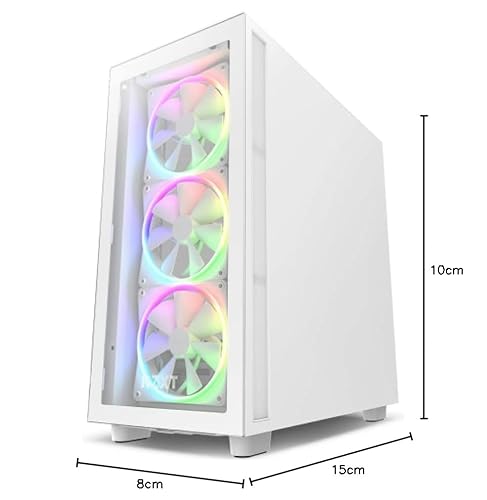 F120 RGB Fans - RF-R12SF-W1 - Personalizzazione avanzata dell'illuminazione RGB - Raffreddamento silenzioso - Singola (Controller RICHIESTO, NON INCLUSO) - Ventola da 120mm Bianco - Mouse gaming - Immagine 4