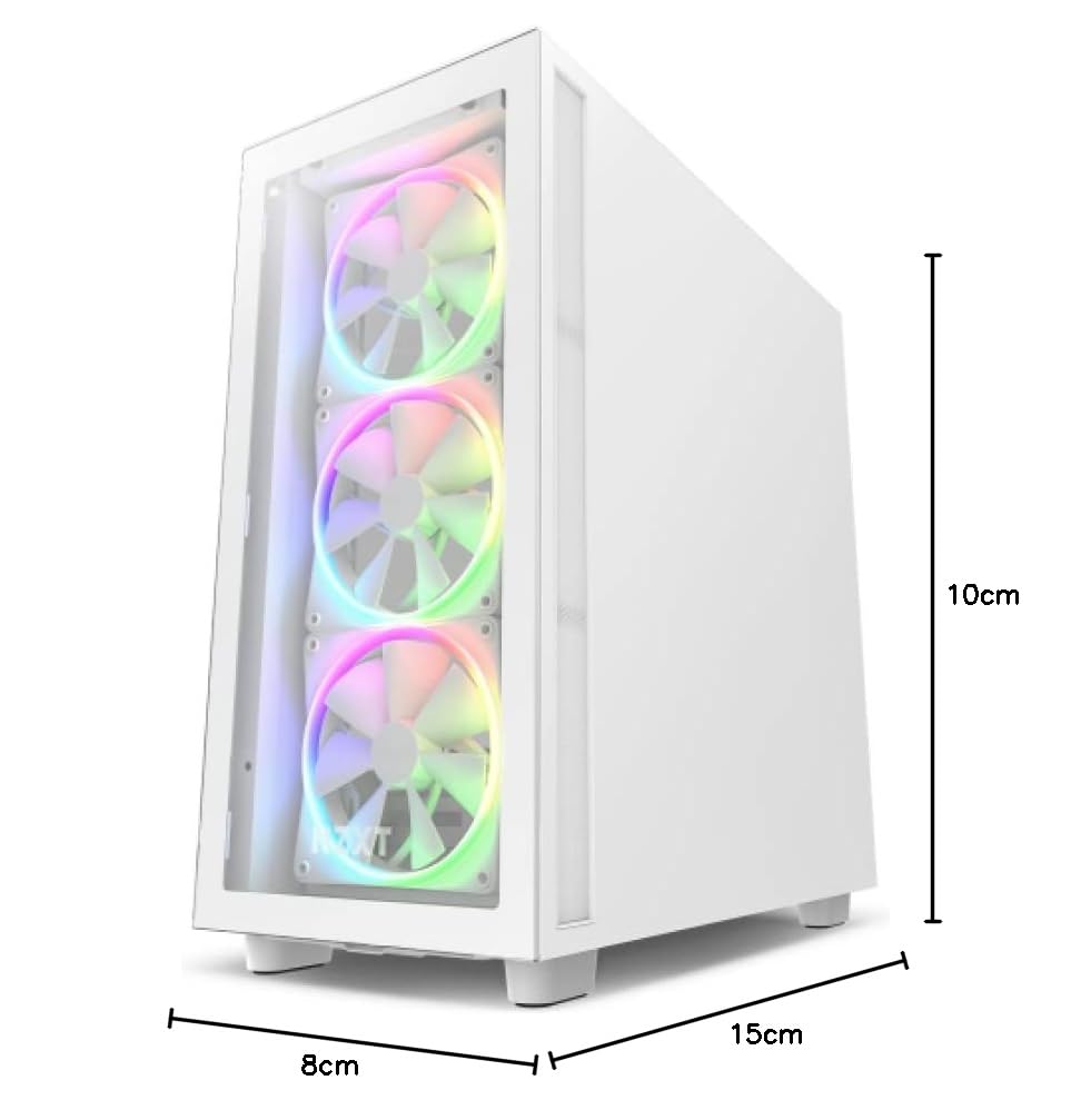 Miniatura 5 de NZXT F120 RGB Fans - RF-R12SF-W1 - Personalización de iluminación avanzada - Único (se REQUIEREN ventilador y controlador, NO INCLUIDOS) - Ventilador de 120 mm - Blanco