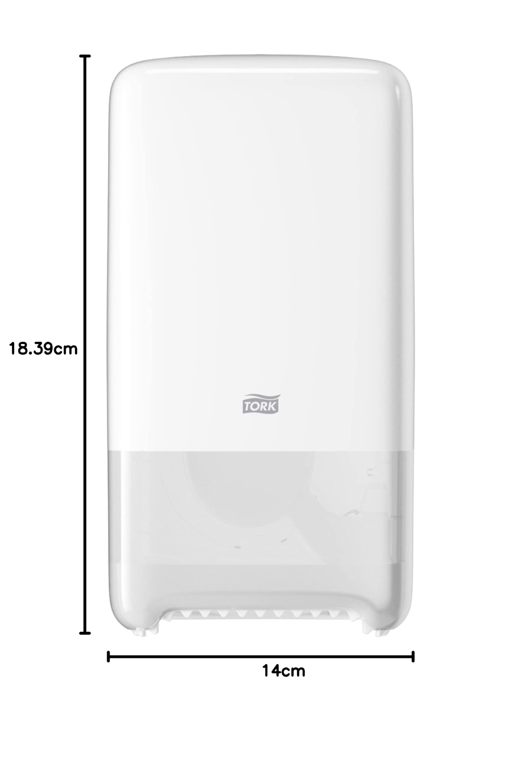 Tork 557500 Elevation Sistema T6 Dispensador de doble rollo de papel higiénico Blanco