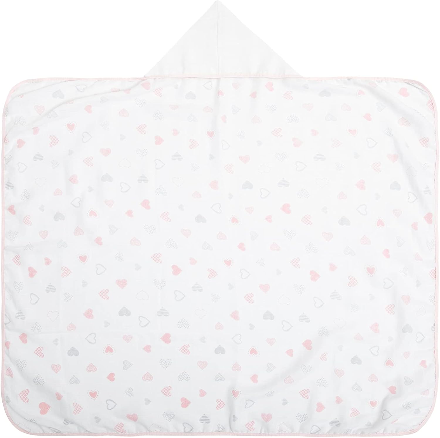 Papi Textil Toalha De Fralda 1 Camada Papi Soft C/Capuz Bord 1,10M X 90Cm Contem 01 Un