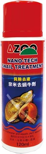 Miniatura 1 de AZOO Tratamiento de caracol Nano-tech 4.1 fl oz para acuarios de agua dulce y acuática