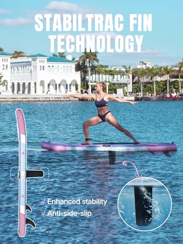Image of Niphean 10' Inflatable Paddle Board, Ultra-Light SUP for Beginners