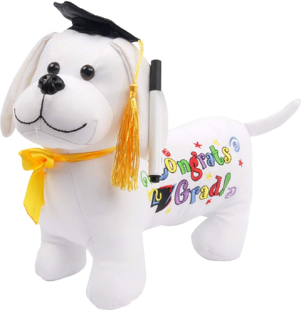 Linzy Congratulations Graduation Autograph Dog with Marker - Congrats Grad! - 11