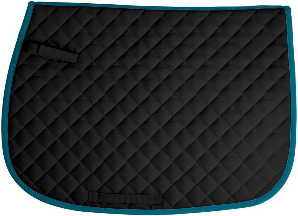 All-Purpose Saddle Pads for Horses | Schooling Saddle Pad Square Cut | Equines Horse Saddle Pads | Polyester Fabric Blend | 23" Spine and 18" Drop Length