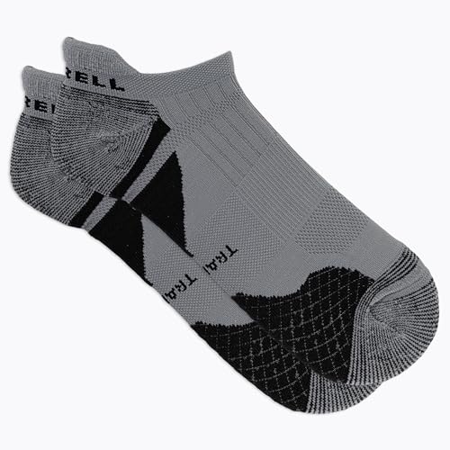 Merrell Men's and Women's Trail Running Cushioned Socks-1 Pair Pack-Unisex Anti-Slip Heel & Arch Compression3