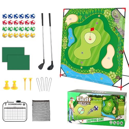 Jeu de golf collant d'intérieur avec sac - Occupez vos enfants activement par tous les temps