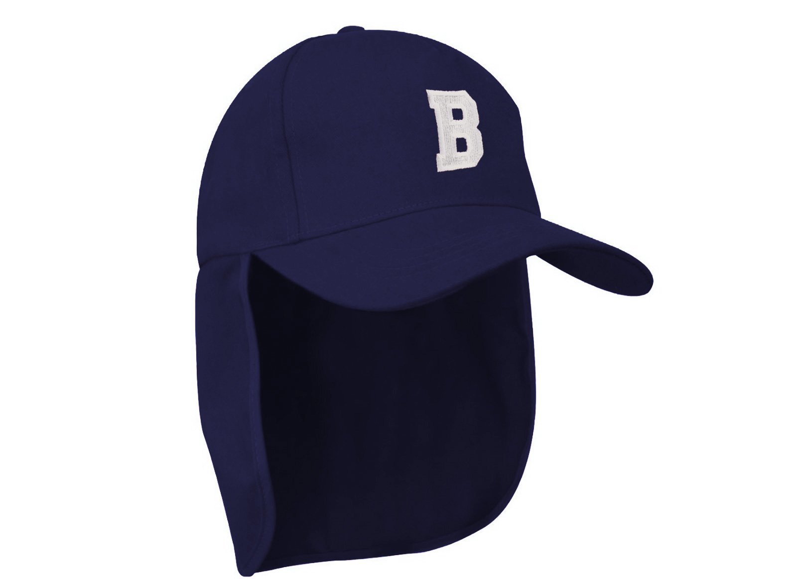 Mfaz Morefaz Ltd Boys B Morefaz Junior Legionnaire Style Aseball Cap Nave A-Z Letter Oy Girl Children Summer Sun Hat Uv Protection Child Kids Sport Mfaz Ltd (B)