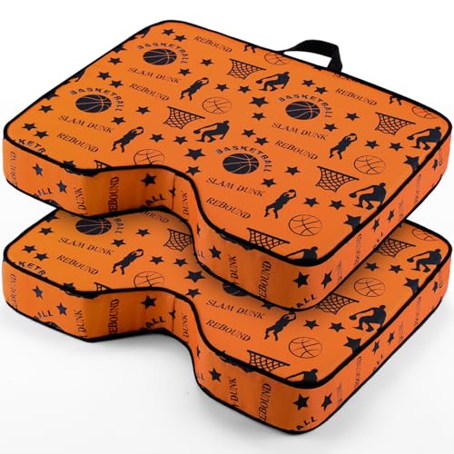 Lyrow 2-Pack Waterproof Stadium Seat Cushions with Handle