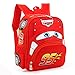 Cars Lightning Mcqueen Bolsa para niños de 3 a 6 años, Mochila de Seguridad para niños, niños, Estudiantes de Escuela Primaria, Juguetes, Rojo
