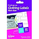 Avery HNI01 Create Your Own Self-Adhesive Hand Writing Washable Clothing Name Labels, 15 Labels Per Sheet