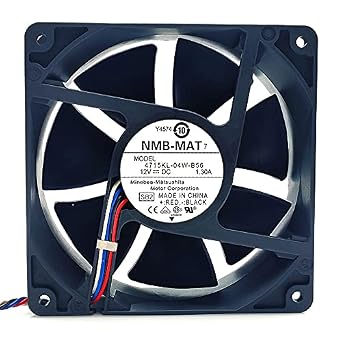 4715KL-04W-B56 12V 120mm Fan, 12V 1.3A 12038 4-pin Cooling Fan