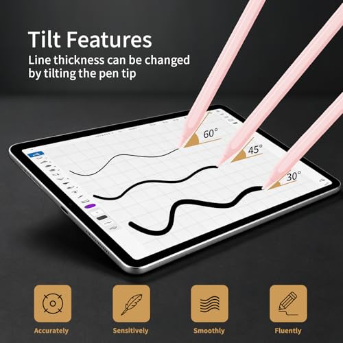 Lápiz capacitivo para iPad Air mini compatible con rechazo palma 3