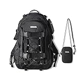 [バビリアン] 【公式】 Deluxe Backpack 37L Black Unisex 韓国 リュックサック バッグ 多機能 大容量 ノートパソコン 収納 通勤 出張 旅行 通学 メンズ/レディース 人気 おしゃれ カジュアル リュック [並行輸入品]